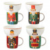 SET TAZZA MUG 350CC E BOLO 480CC XMAS NUTCRACKER (8pz)